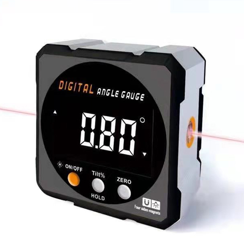 Stud Finder With Laser Level - Transferidor digital Laser USB Inclinômetro 360