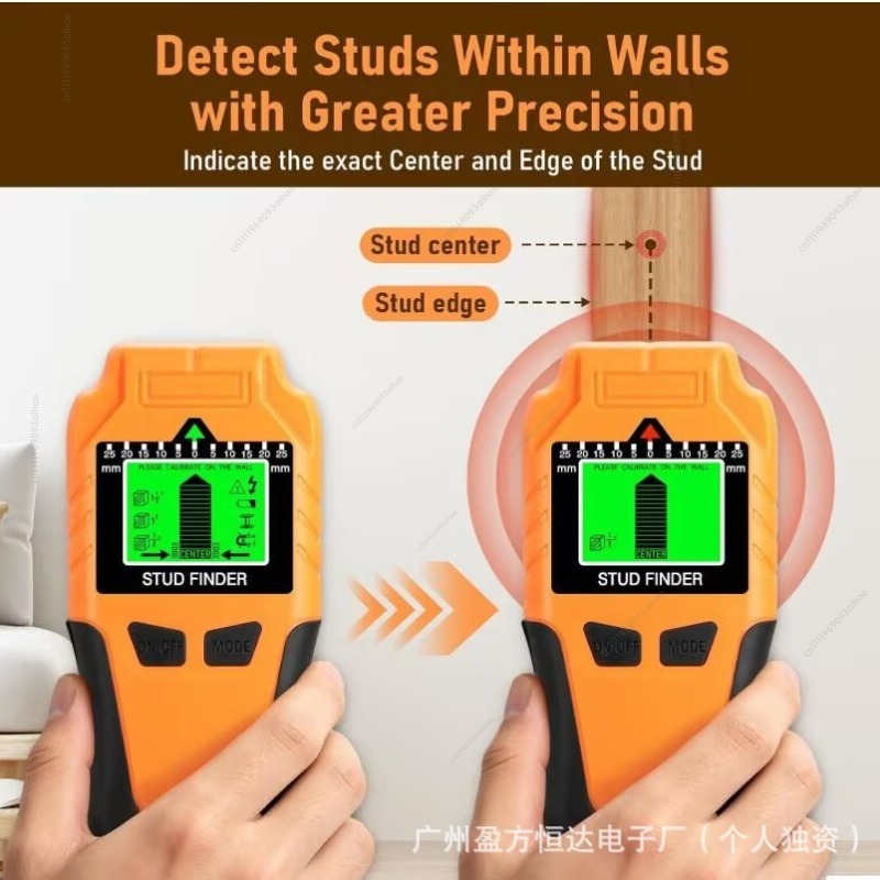 Wall Scanner Rebar Detector - Scanner de Parede Multifuncional 6 em
