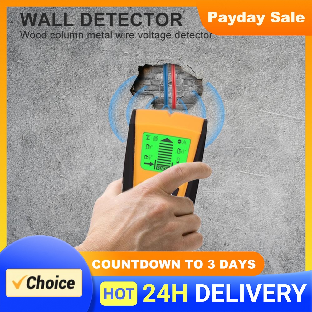 Stud Detector With Metal Ac Wire - Detetores de metais, localizador de parafusos,
