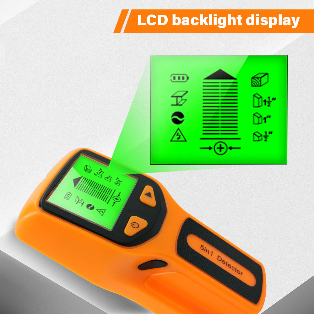 Stud Finder Wall Scanner 5 In 1 - Detector de Pregos 5 em 1,