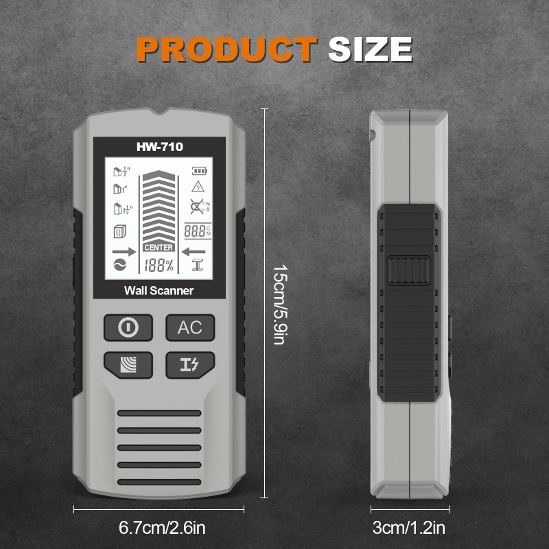 Stud Finder Wall Scanner 5 In 1 - Detector de vigas de parede 5