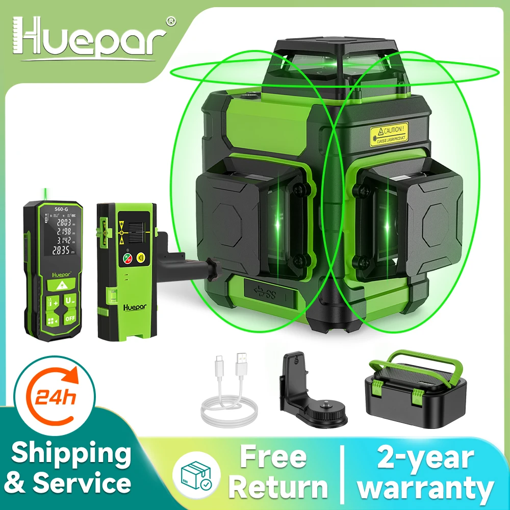 Huepar hm03cg nível laser feix - Stud Finder With Laser Level avaliação e preço
