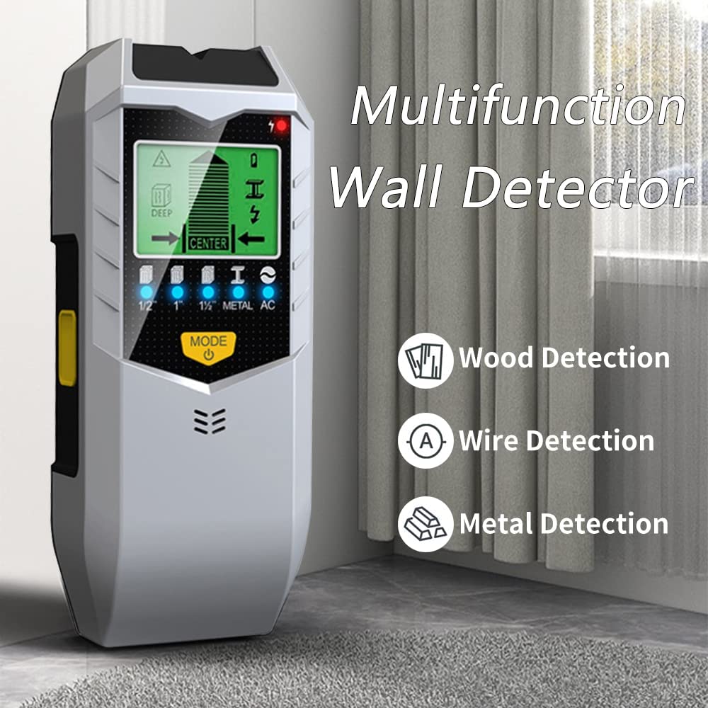 Detector de parede eletrônico  - Stud Finder Wall Scanner 5 In 1 avaliação e preço