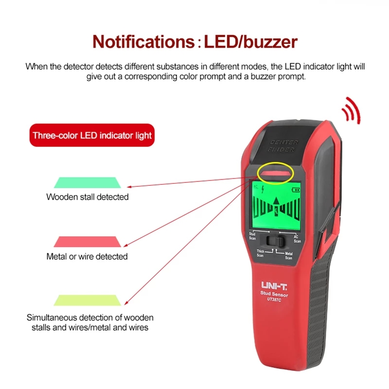 UNI-T ut387c scanner de parede - Wall Scanner Rebar Detector avaliação e preço