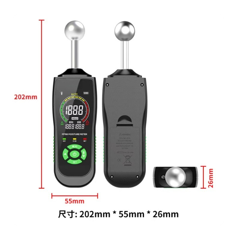 Medidor de Umidade Indutivo de - Moisture Meter Wall Wood avaliação e preço
