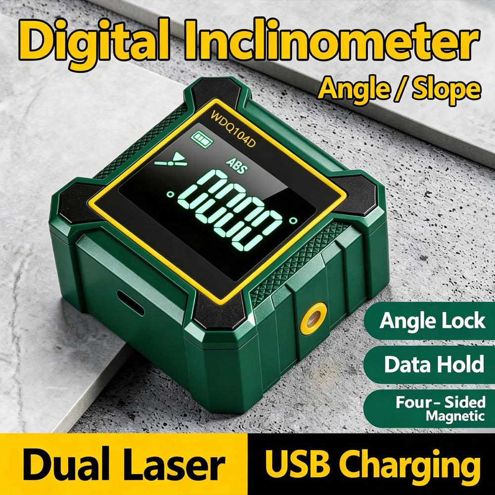 Medidor de ângulo digital, tra - Stud Finder With Laser Level avaliação e preço