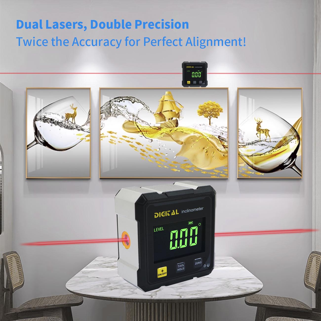 SHANHR Localizador de ângulo d - Stud Finder With Laser Level avaliação e preço