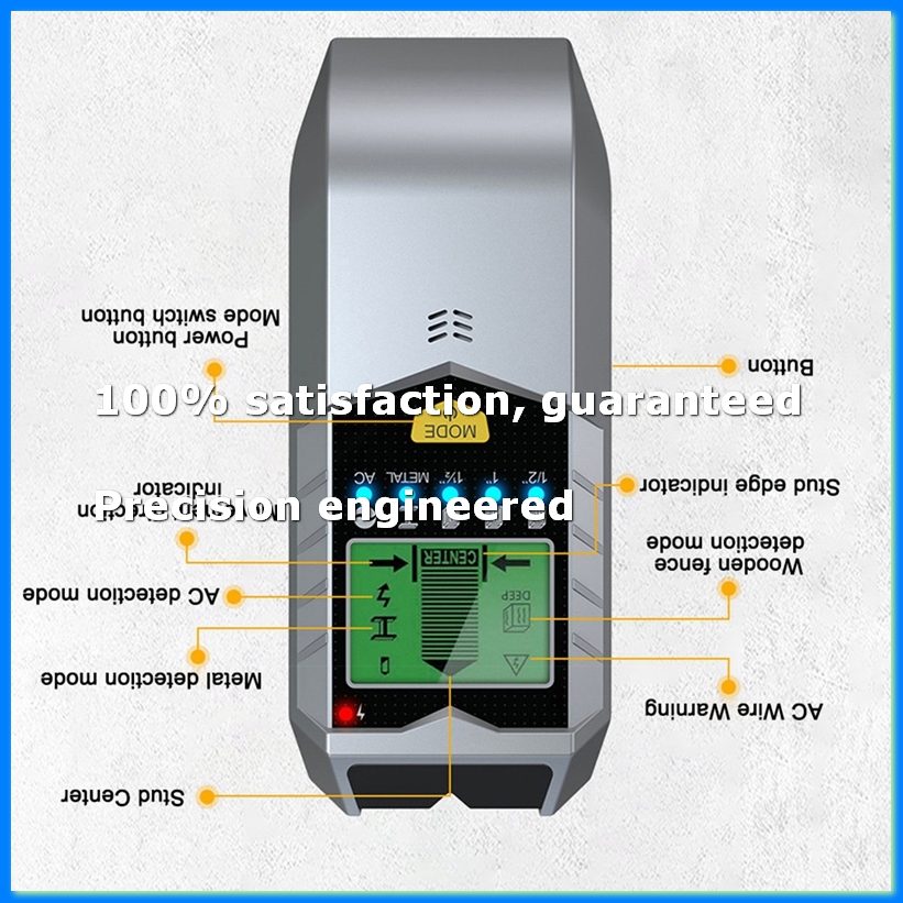 Kit com 2 Detectores Eletrônic - Stud Finder Center Finder Edge avaliação e preço
