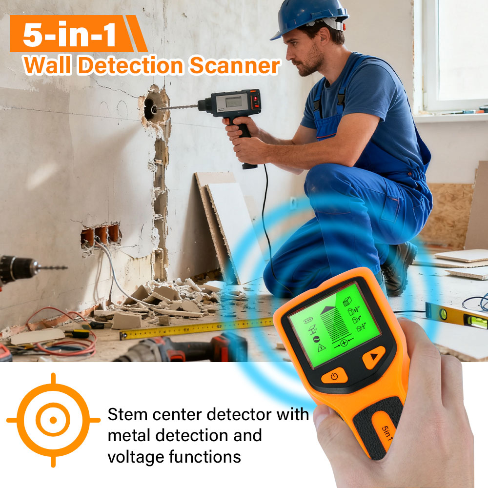 Novo detector de parede 5 em 1 - Stud Finder Wall Scanner 5 In 1 avaliação e preço