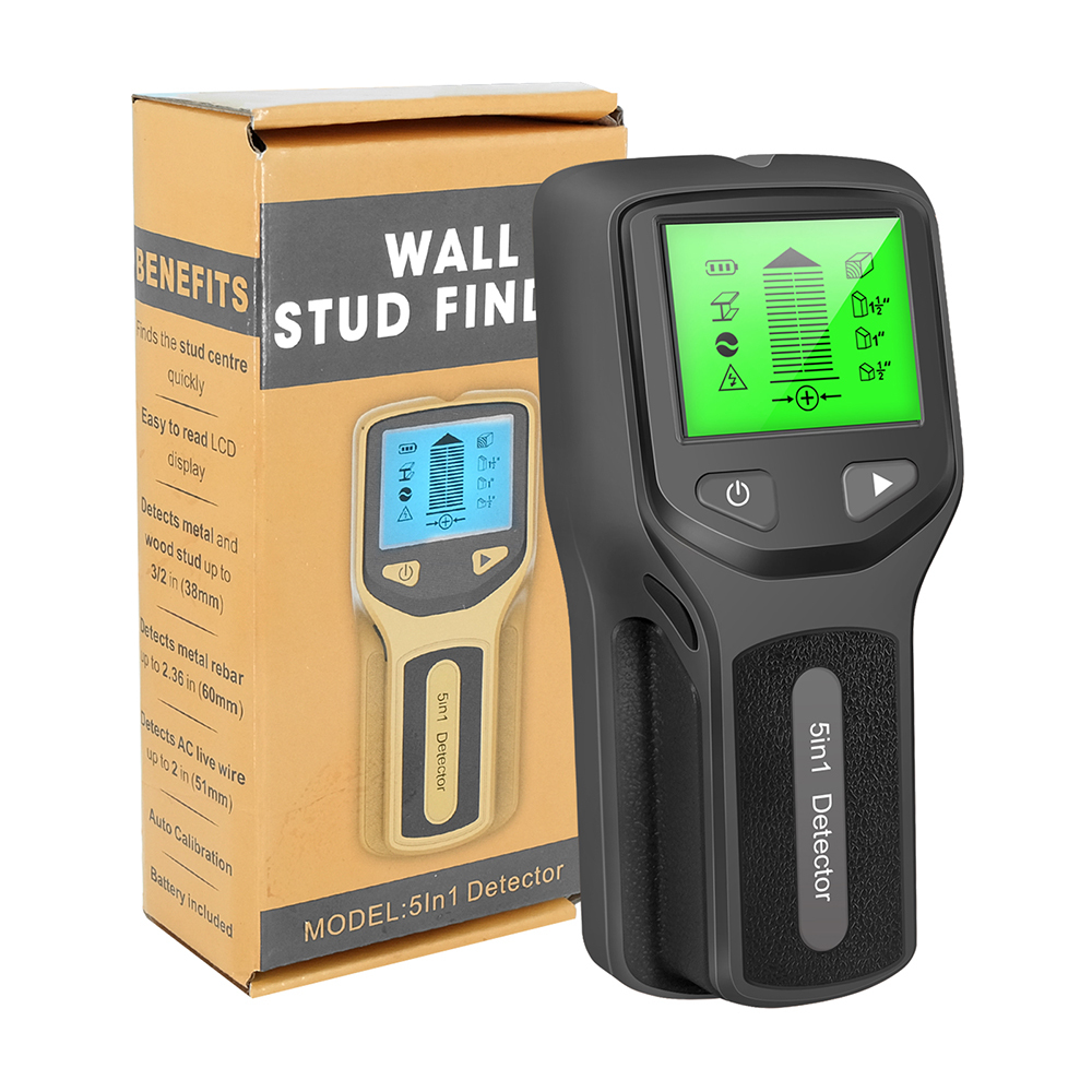 Detector de Metais Digital 5 e - Stud Finder Wall Scanner 5 In 1 avaliação e preço