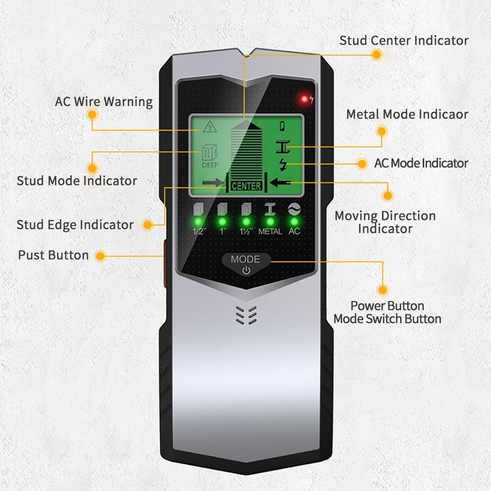 Detector de Vigas e Scanner de - Stud Finder Center Finder Edge avaliação e preço