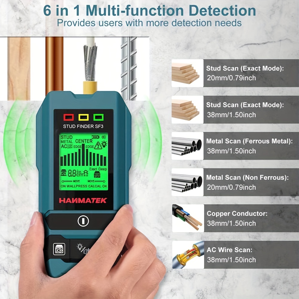 Detector de Parede HANMATEK SF - Stud Finder Center Finder Edge avaliação e preço