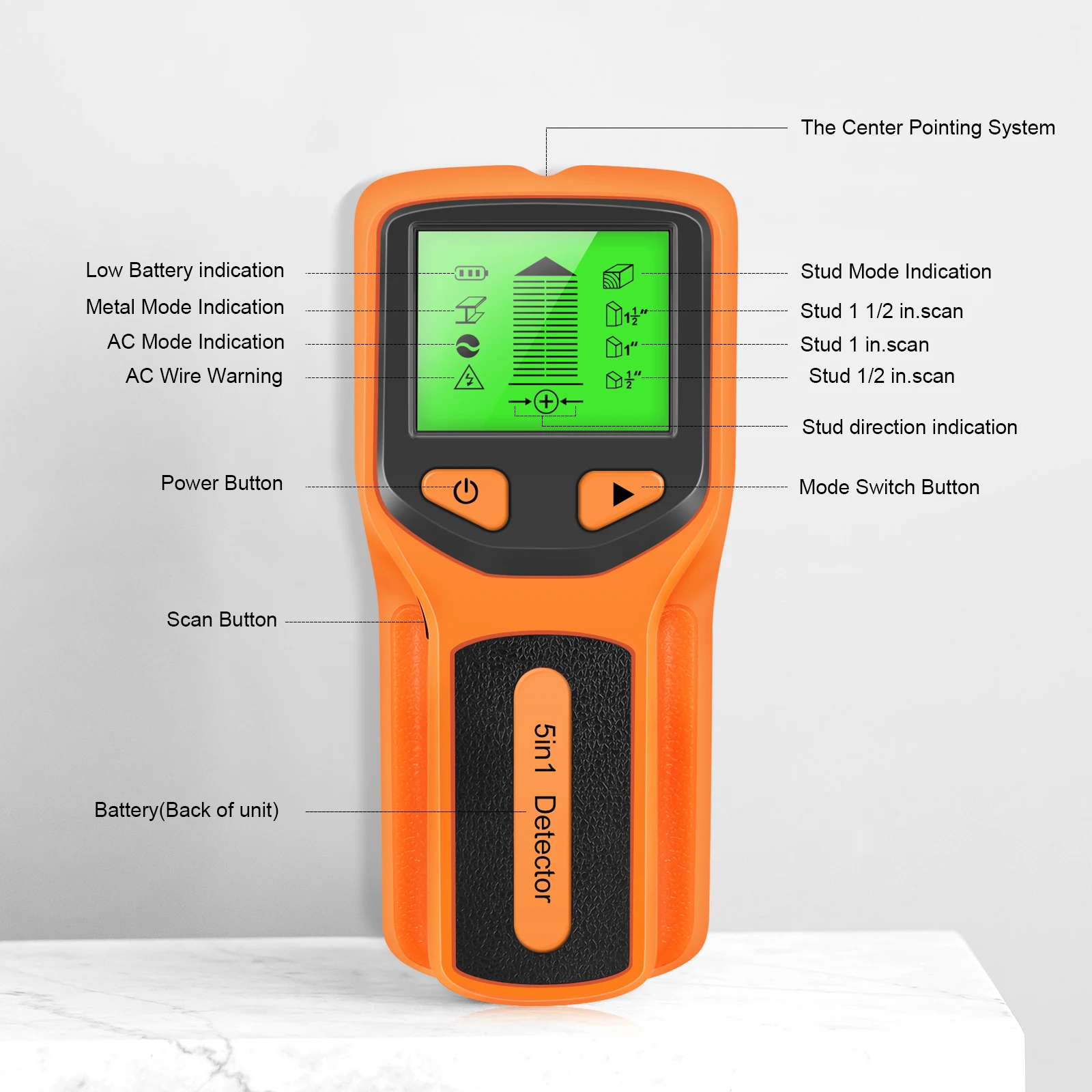 Scanner Digital de Parede Port - Stud Finder Wall Scanner 5 In 1 avaliação e preço
