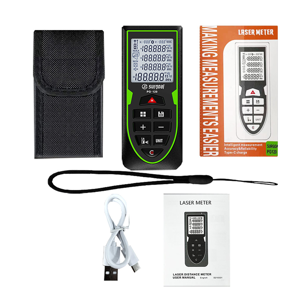 SG SURGOAL 120m Telêmetro lase - Stud Finder With Laser Level avaliação e preço