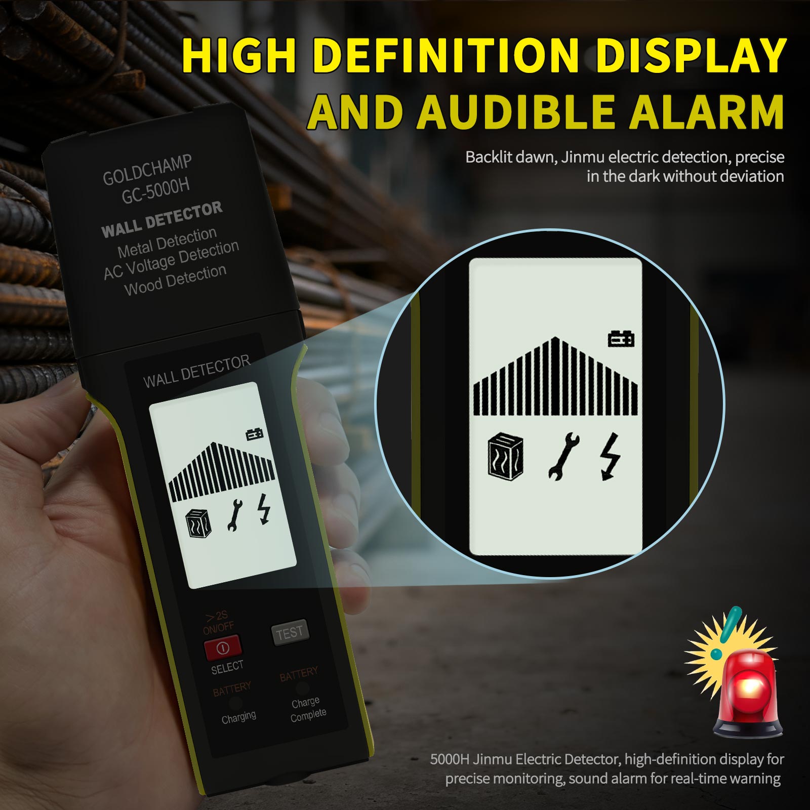 Detector de Parede 5 em 1: Loc - Wall Scanner For Concrete avaliação e preço